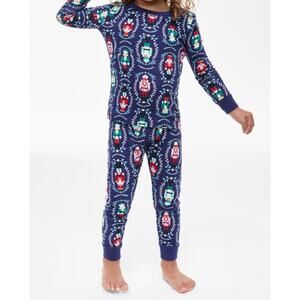 Brand New Holiday Lane Toddler 3T Blue Nutcracker One Piece Pajamas Sleepwear